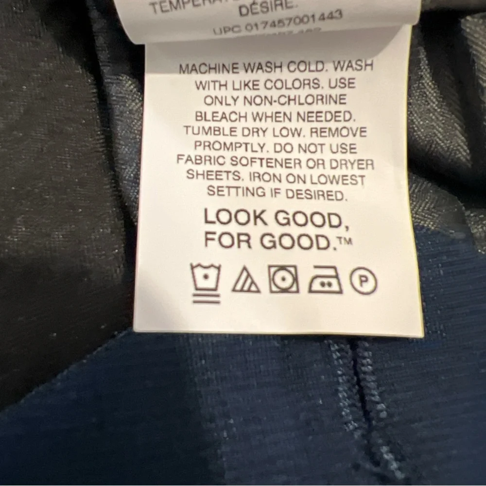 Kenneth Cole Reaction Mens Dress Pants, Straight Leg, Blue, Size 32x30‎